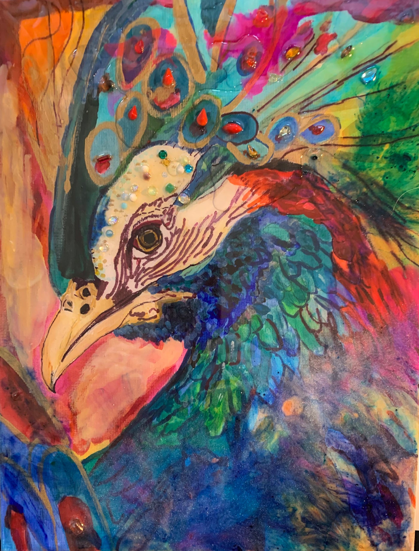 Abstract Peacock